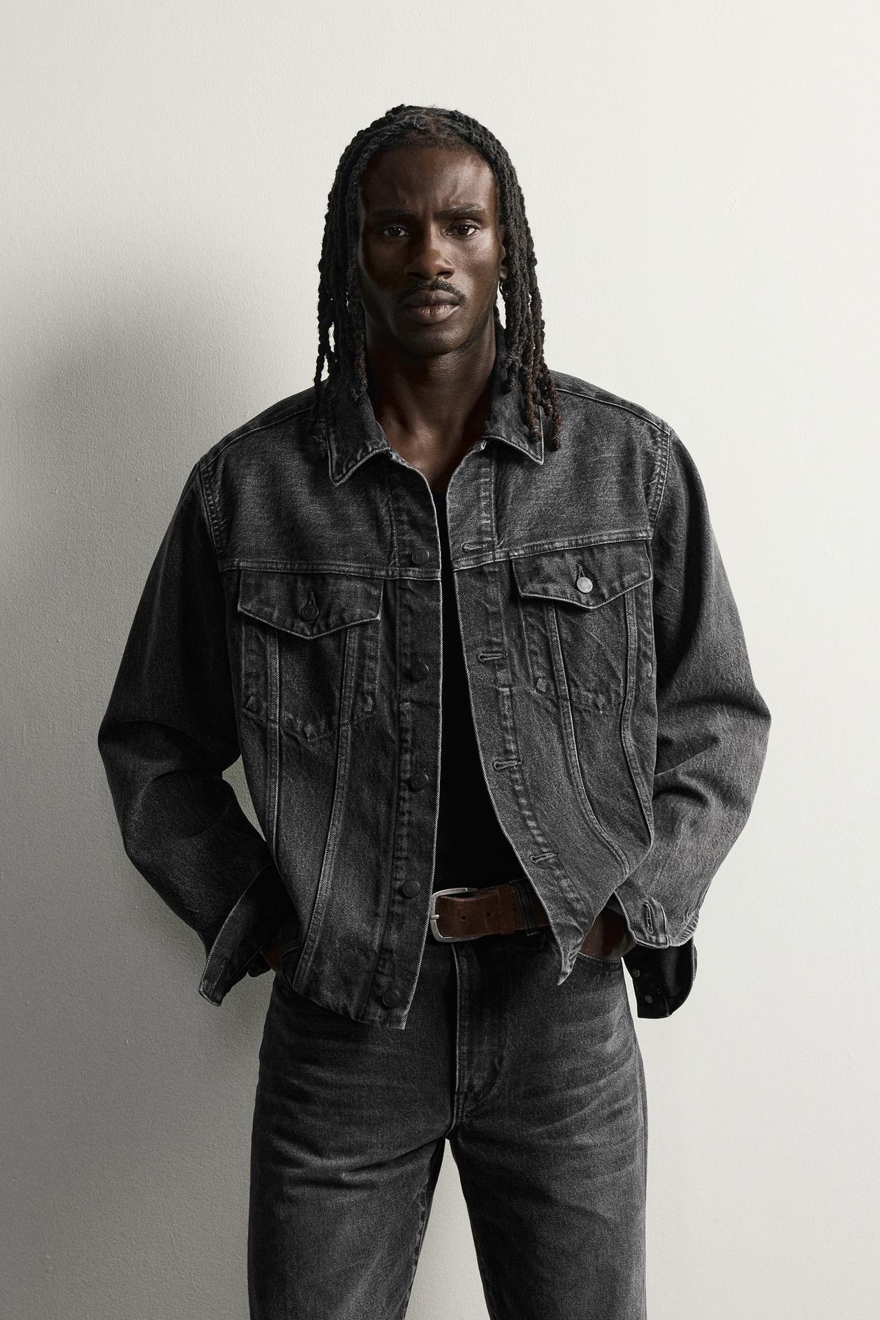 TANAKA NY TYO LTD.© 2026 DENIM TRUCKER JACKET — Charcoal