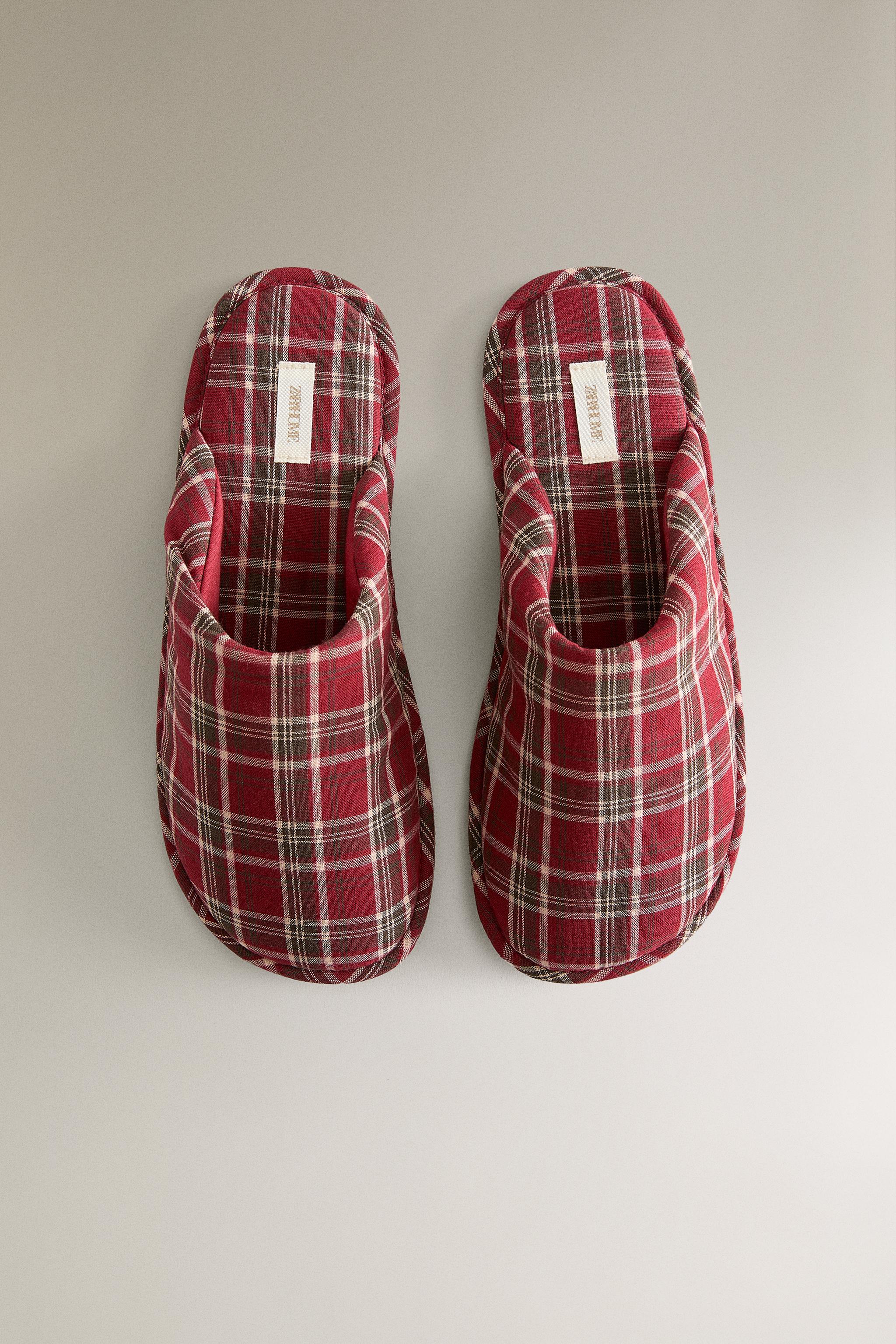 CHRISTMAS COTTON MULE SLIPPERS