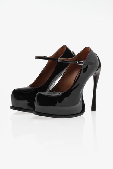 LIMITED EDITION LEATHER MARY JANE PLATFORMS — Black 1