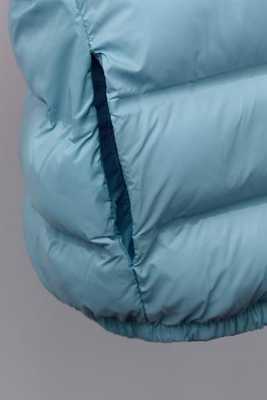 BLOUSON ULTRALÉGER CAPUCHE DÉPERLANT - Bleu clair de Zara - Image 6