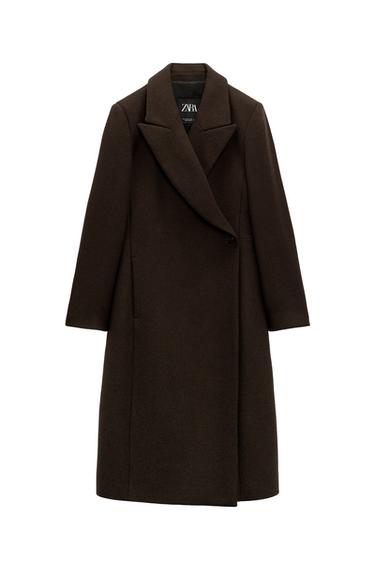 WOOL BLEND DOUBLE-BREASTED COAT