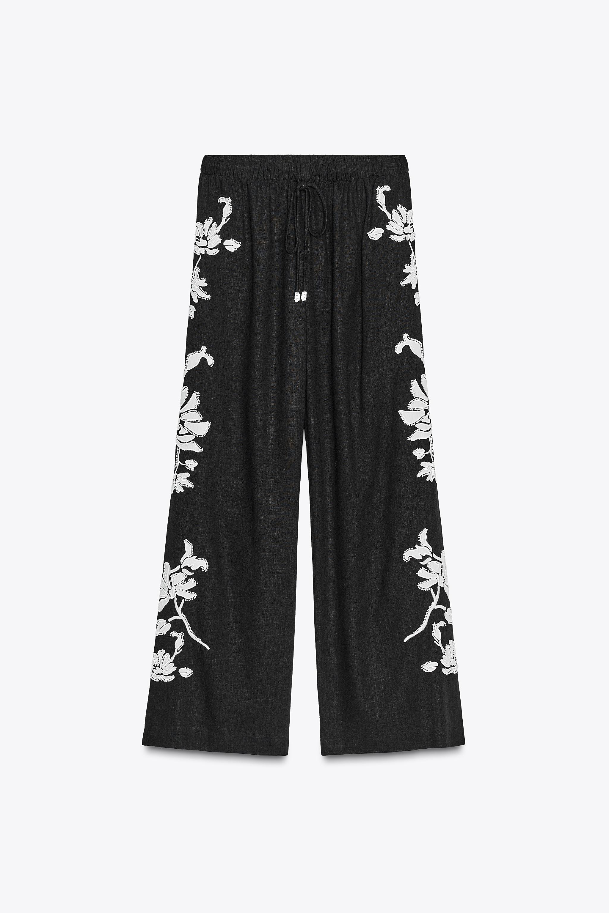 新品未使用　春夏向きZARAセットアップ　細身　COOL素材　ブラック　Ｍ相当 セットアップ – レディース | ZARA 日本