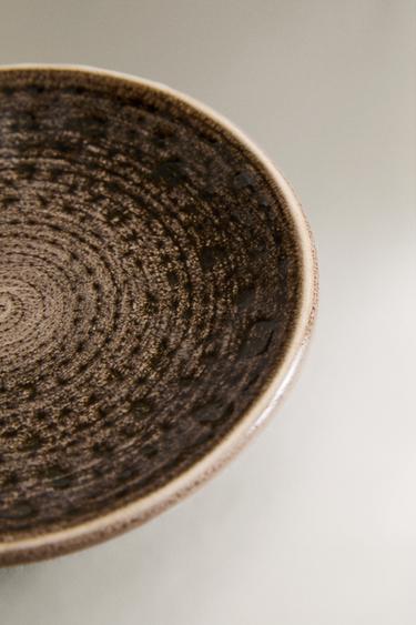 RAISED-DESIGN SIDE PLATE - Grey by Zara - Image 1