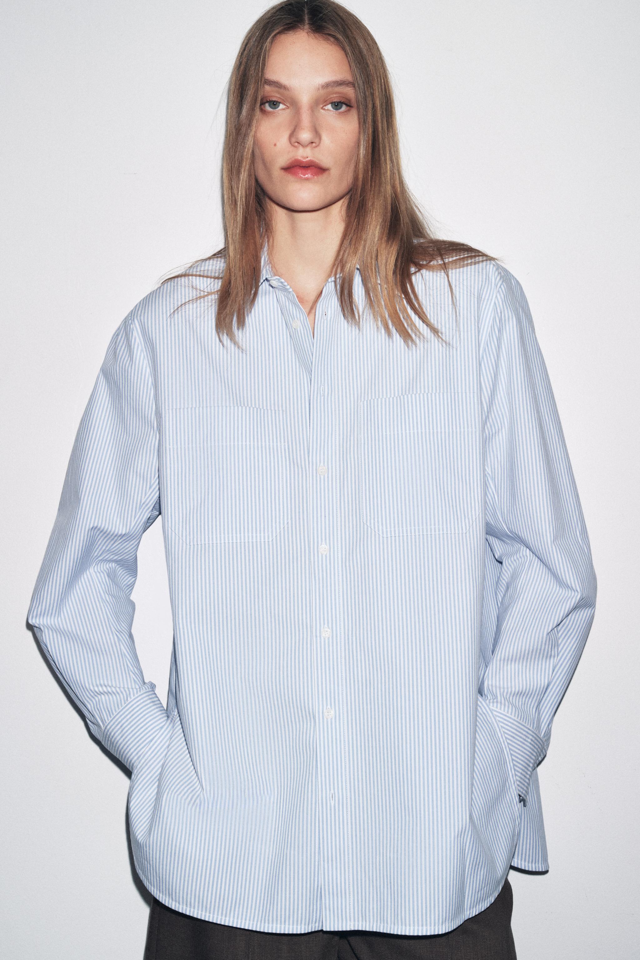 STRIPED POCKET SHIRT ZW COLLECTION - striped | ZARA United Kingdom