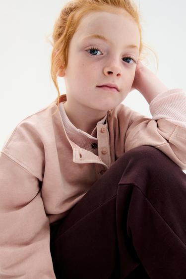 HENLEY T-SHIRT — Pink 1