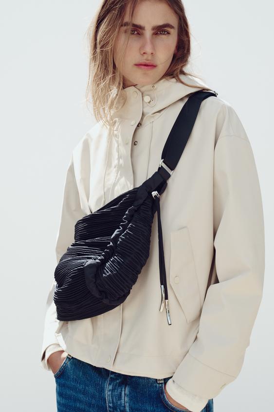 CROSSBODY BAG Blue ZARA Mexico