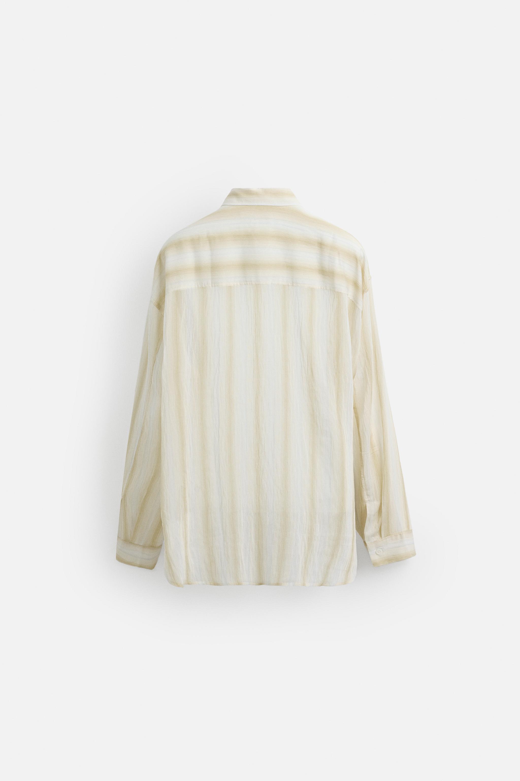 FLOWY BOW SHIRT - Oyster-white | ZARA United States