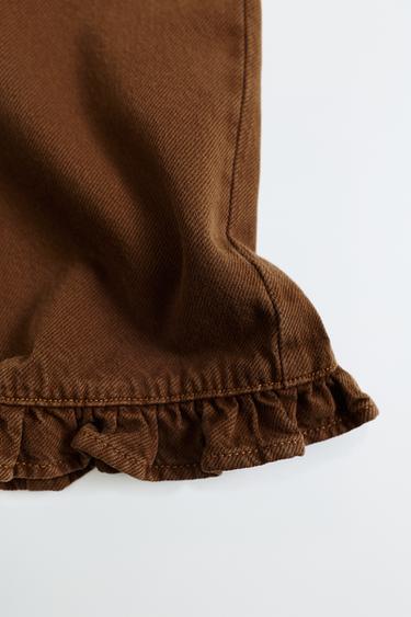 بنطلون كولوت من التويل بفريل - تيجا الخاص بـ Zara