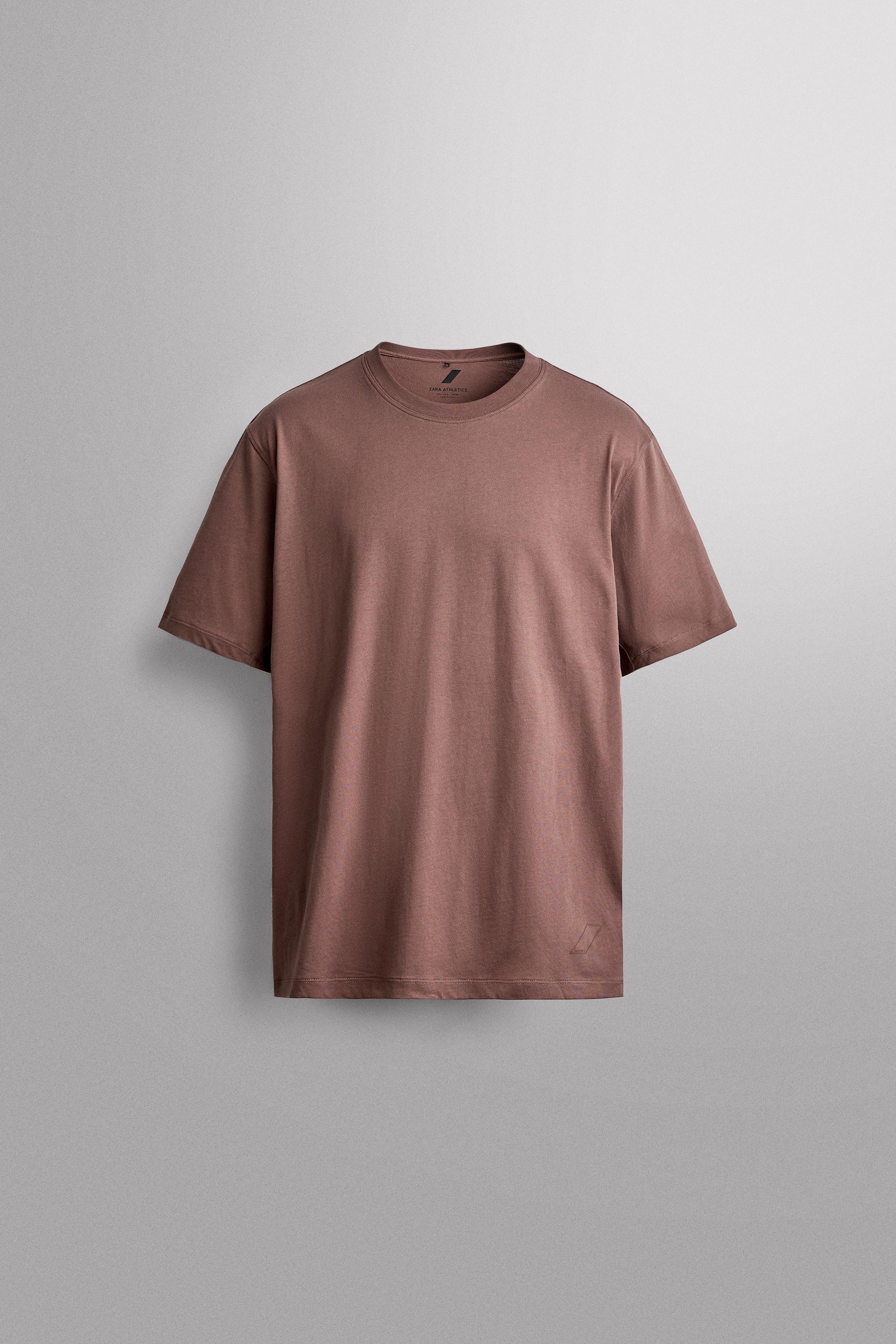 Zara BASIC PAMUKLU ANTRENMAN T-SHIRT'Ü