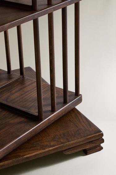 BIBLIOTHÈQUE PIVOTANTE - Marron foncé de Zara - Image 4