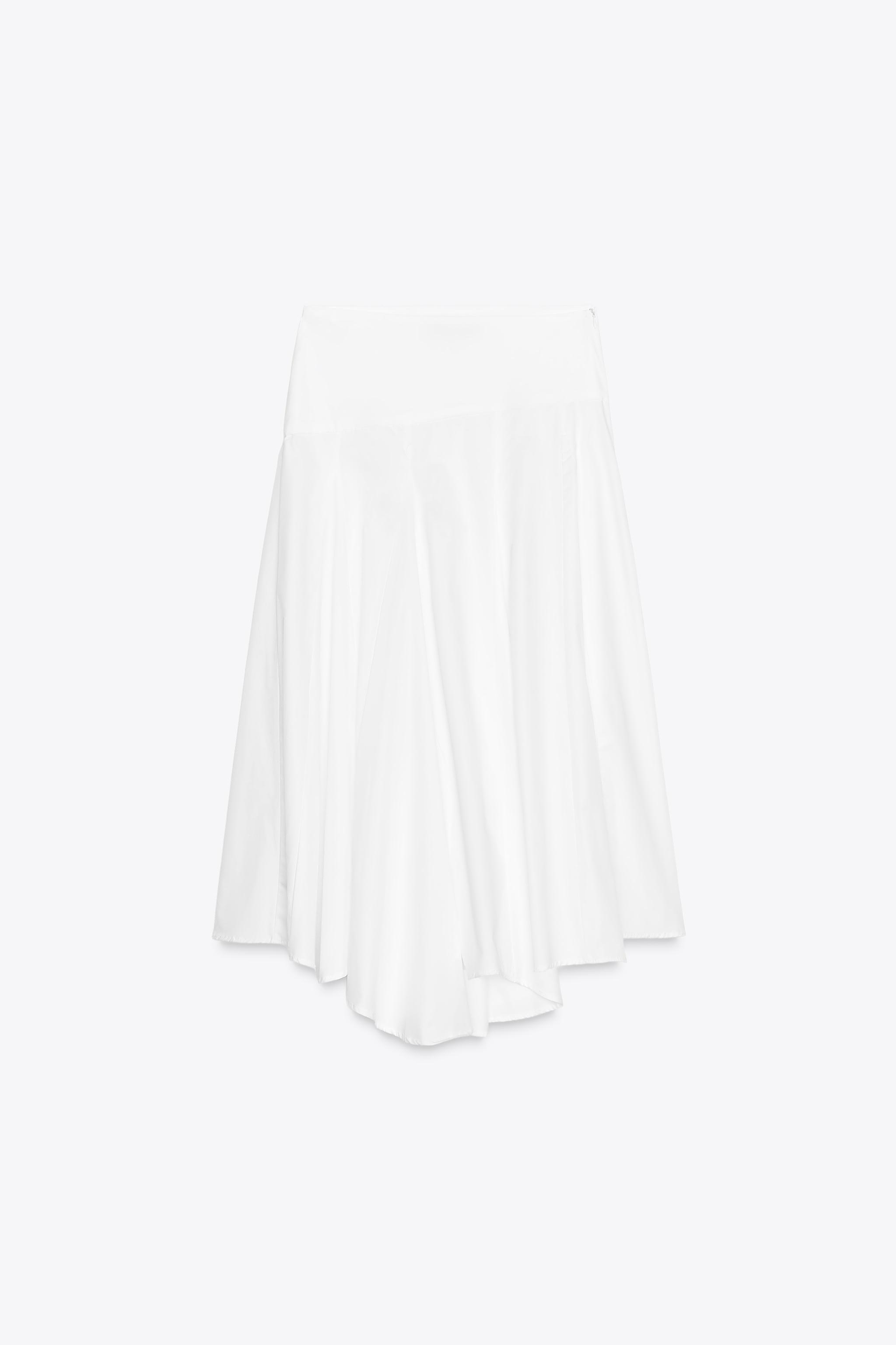 JUPE MIDI ASYMÉTRIQUE