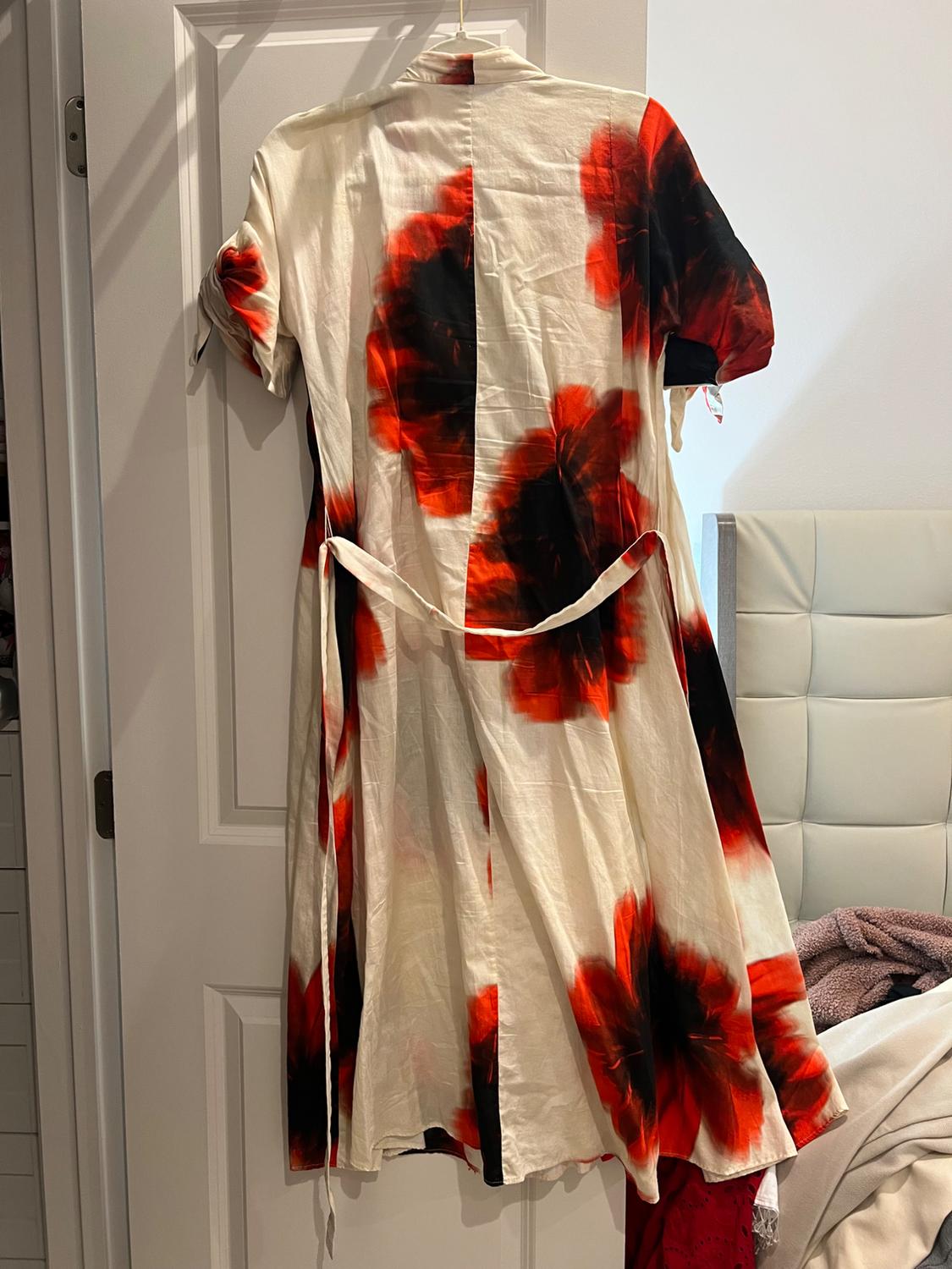PRINTED SHIRT DRESS ZW COLLECTION - Image 3