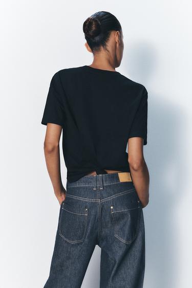 JEANS Z1975 WIDE LEG TIRO ALTO - Azul de Zara