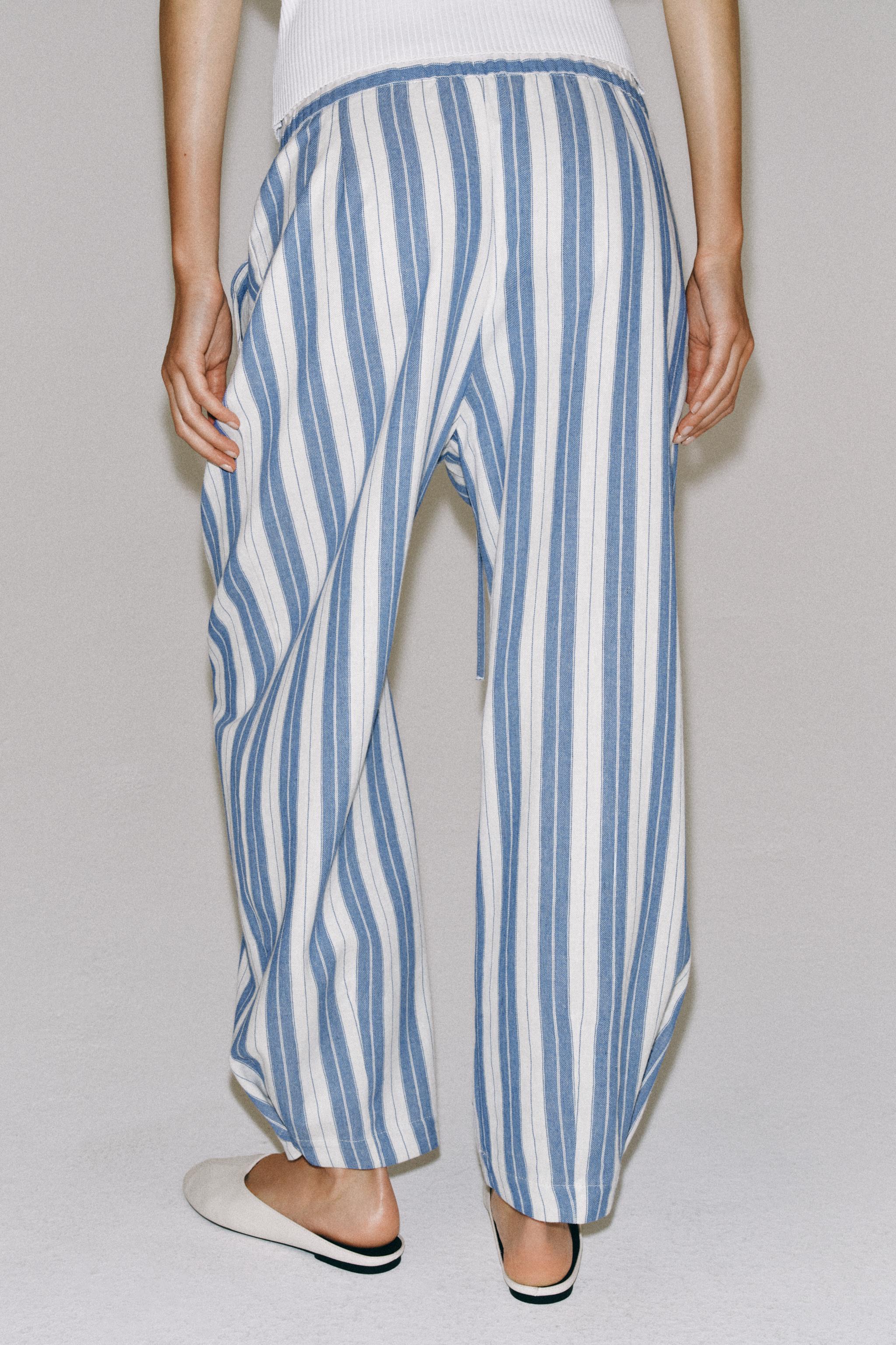 ZW COLLECTION STRIPED PAJAMA PANTS