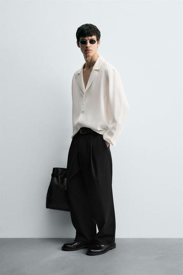 FLOWING BOXY FIT SHIRT - White by Zara - Image 3
