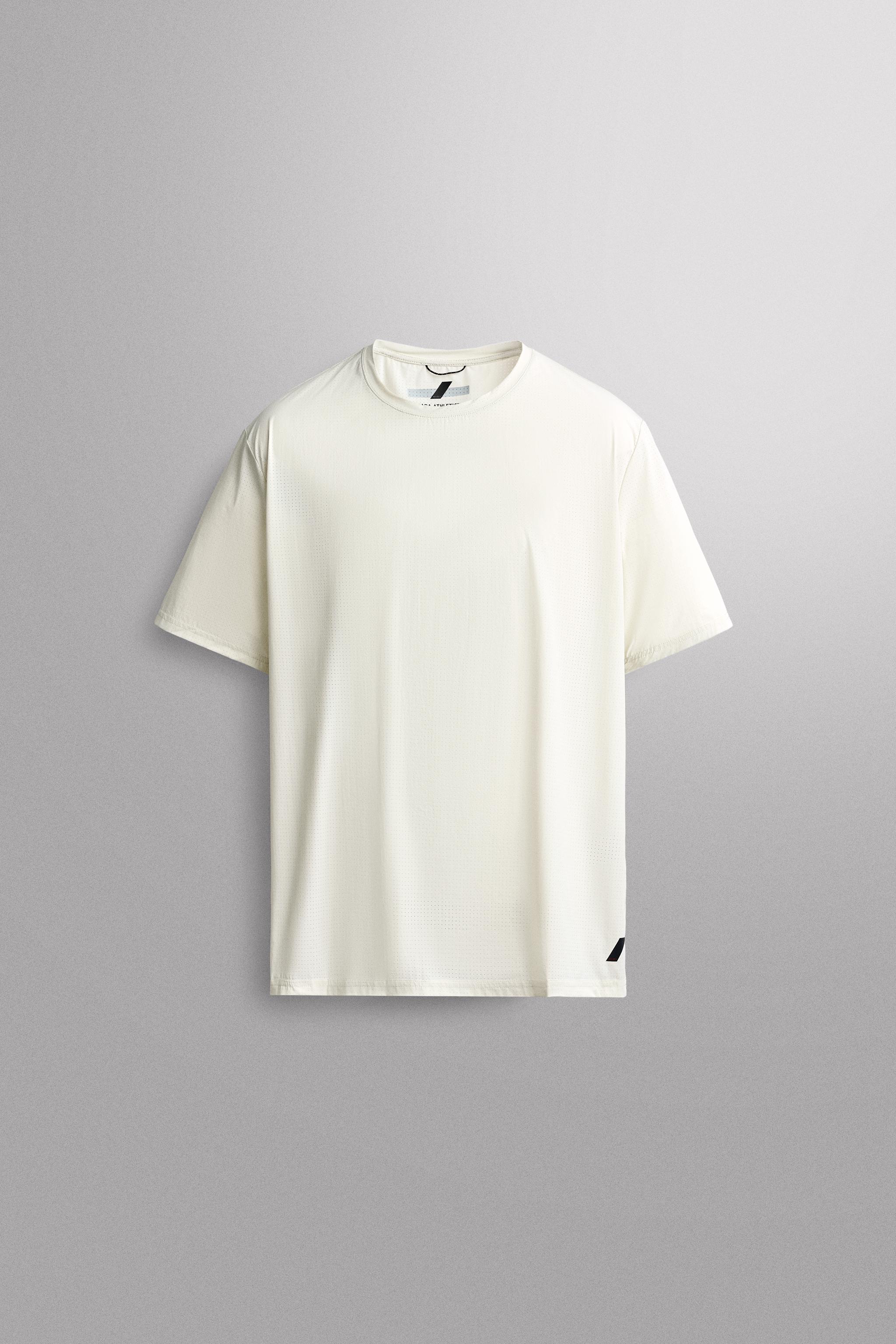 RIDAR© x ZARA RUNNING T-SHIRT — Ecru