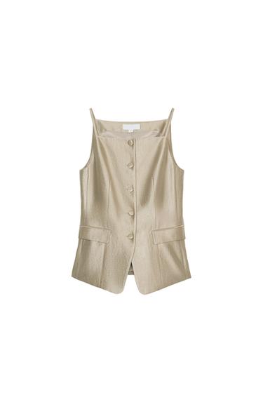 GILET BUSTIER AJUSTÉ ENSEMBLE - Cave de Zara