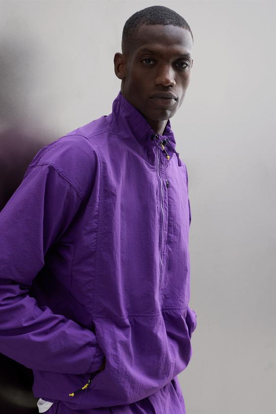 BLOUSON KANGOUROU TECHNIQUE - Violet de Zara - Image 4