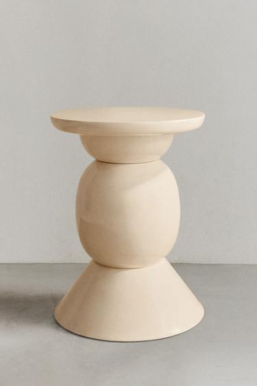 METAL SIDE TABLE - Ecru / Beige by Zara - Image 6