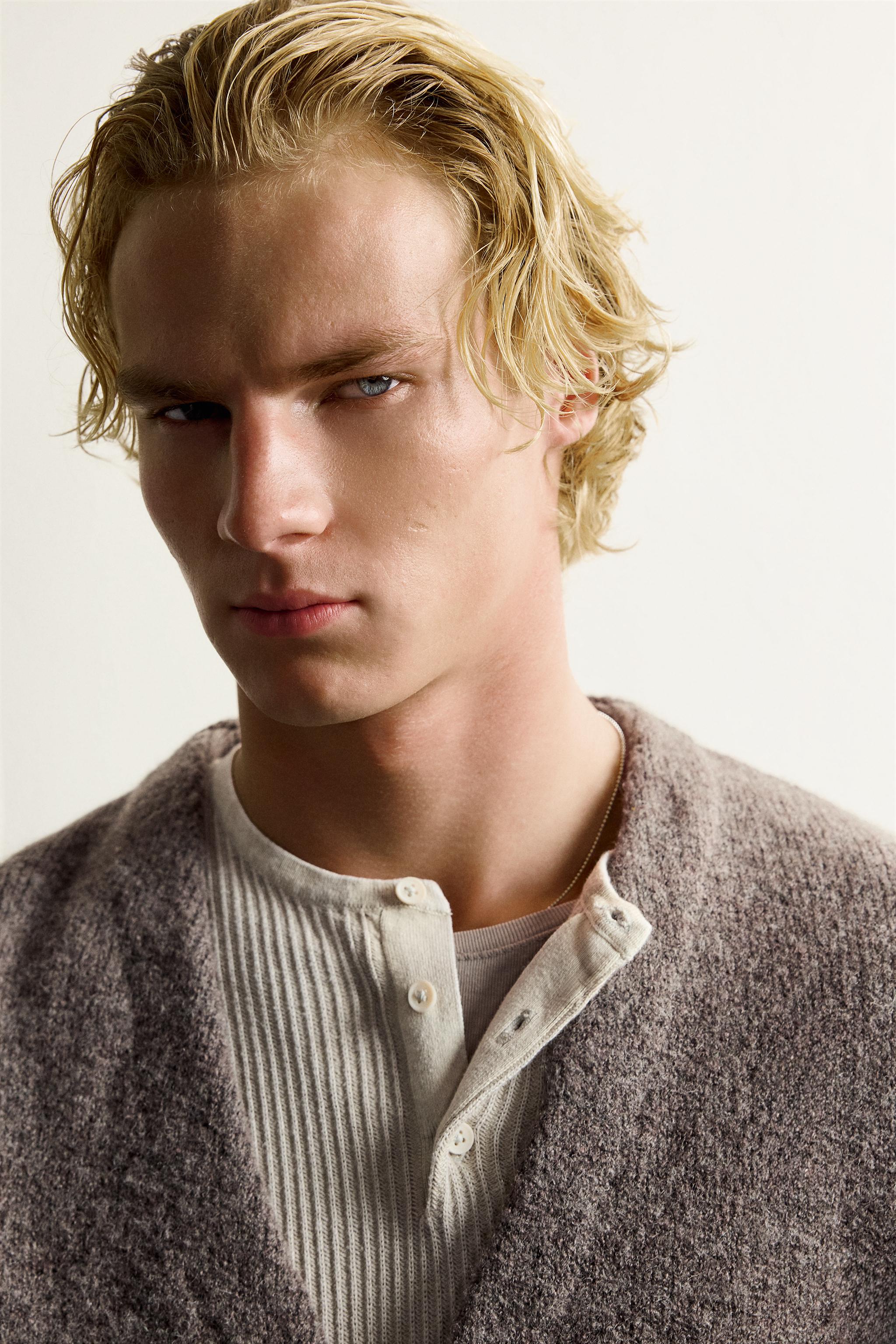 WOOL-BLEND RELAXED FIT CARDIGAN