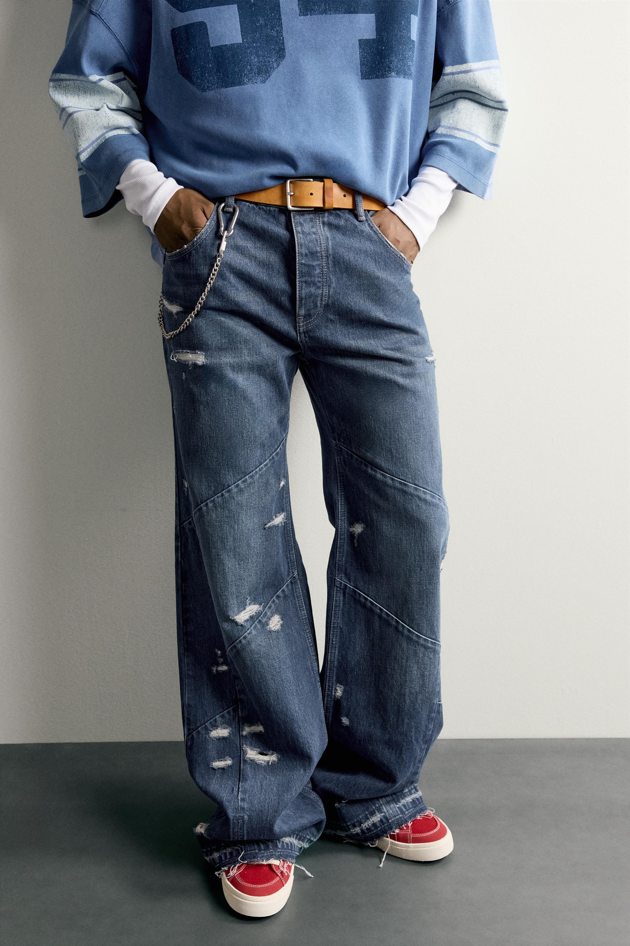 JEAN FLARE FIT À COUTURES