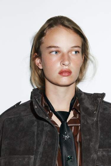 CRAVATE UNIE FERMOIRS - Noir de Zara - Image 2