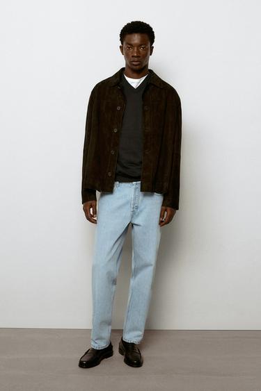 Zara Slim fit cropped jeans - Light blue - Image 0