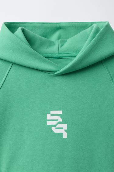 SWEAT SPORTY INTERLOCK - Vert de Zara - Image 2