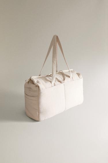 COTTON MOON MATERNITY BAG - Taupe grey by Zara - Image 1