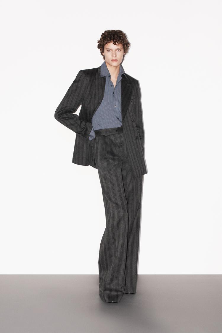 Pantalon ancho espiga 100 lana zw collection