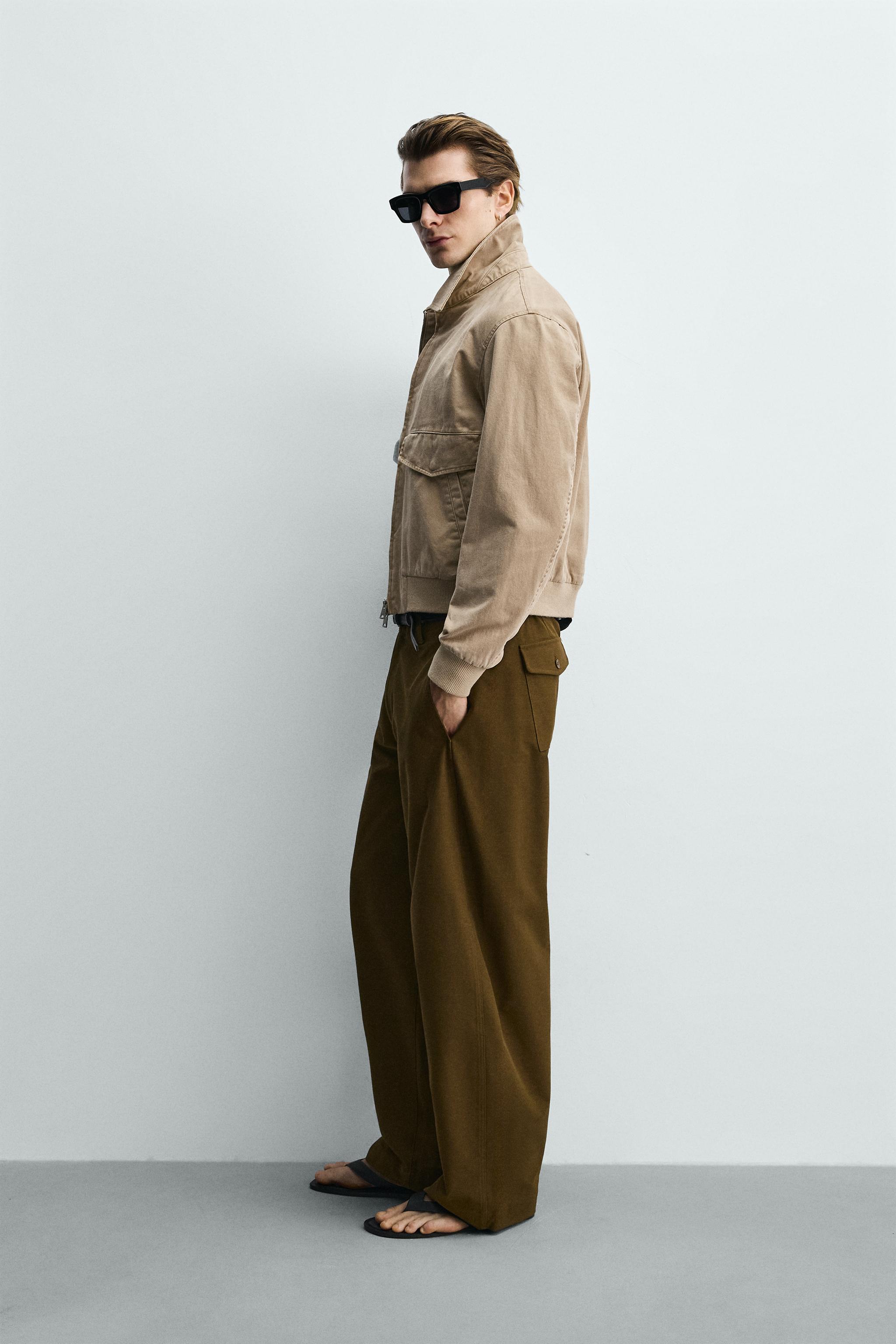 WASHED COTTON REGULAR FIT JACKET