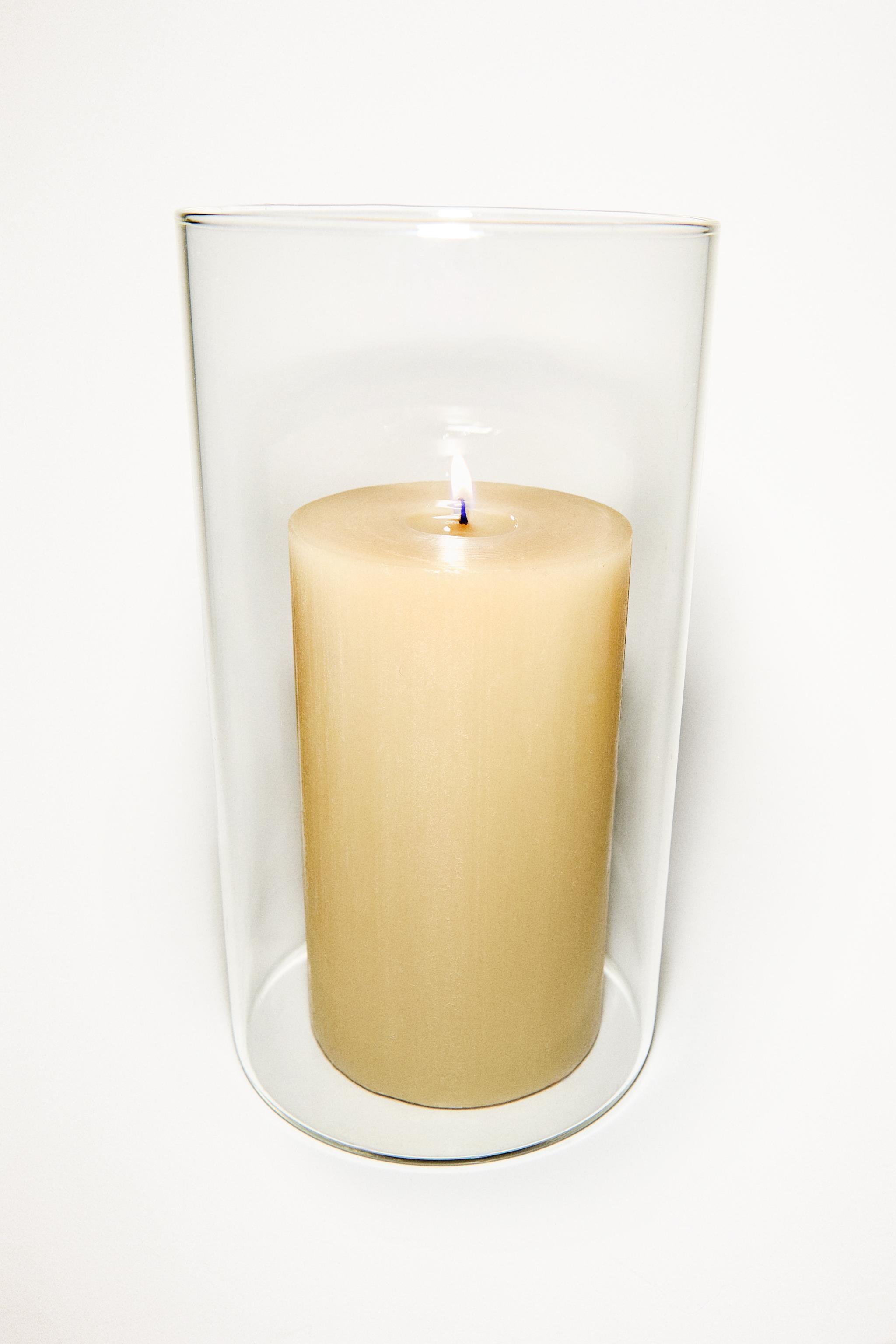 ZARA ゴールドBIGランタン BOROSILICATE GLASS LANTERN VASE - Transparent | ZARA United States