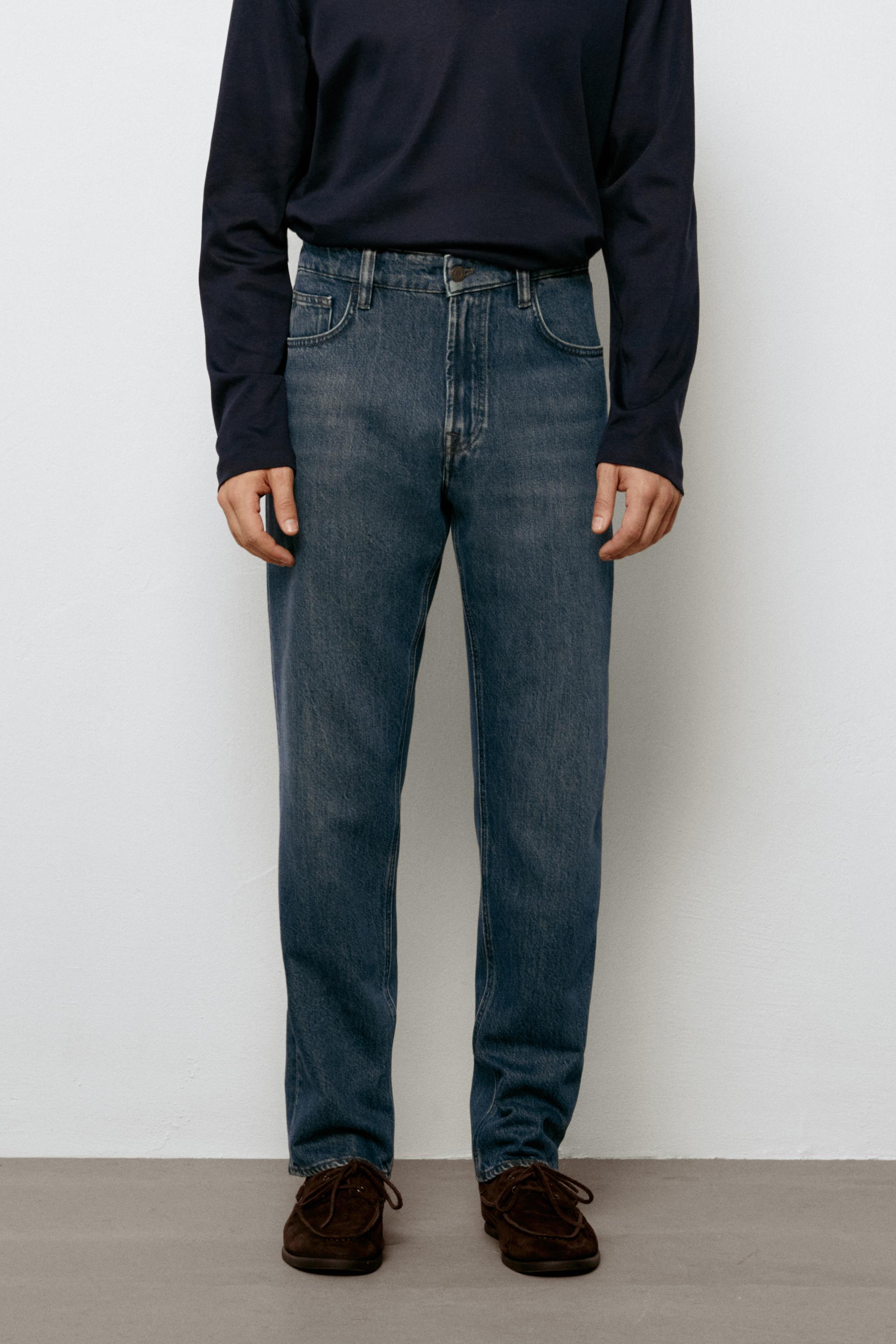 Tapered fit jeans — Indigo