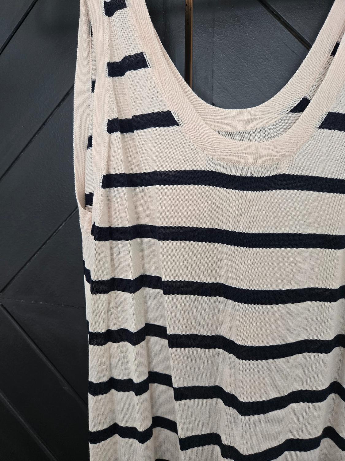 LONG STRIPED KNIT DRESS - Image 2
