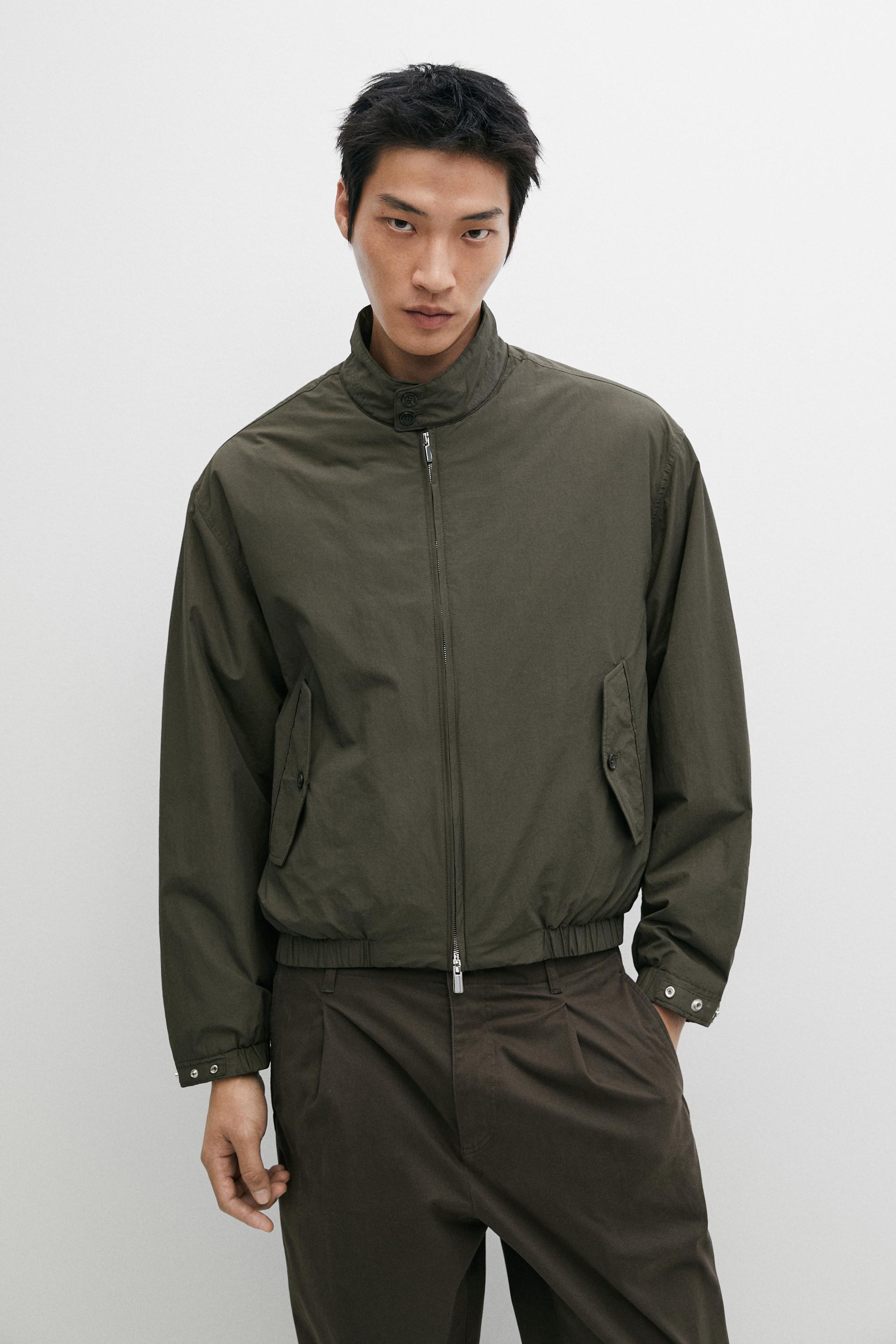 Technical boxy fit bomber jacket