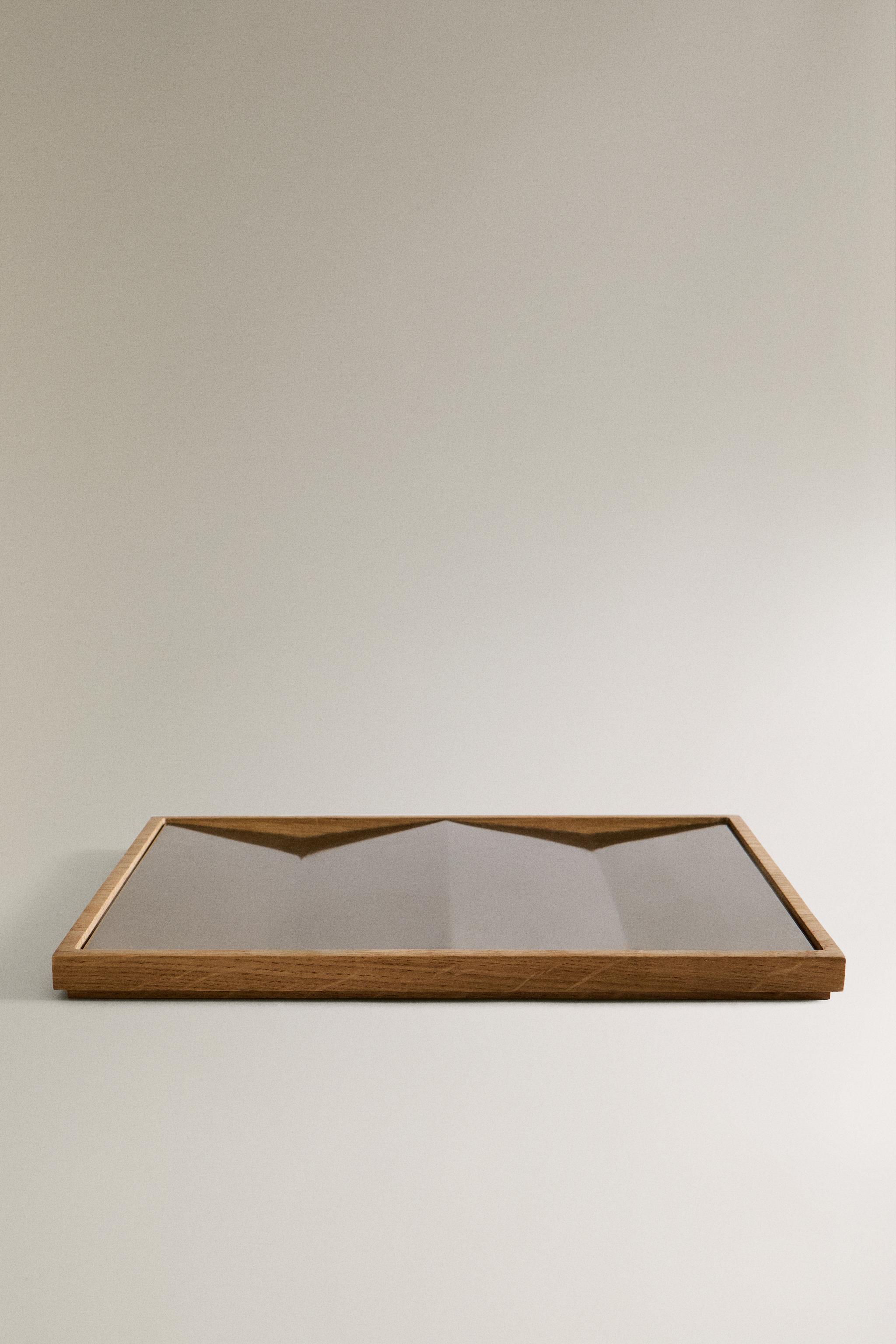 OAK WOOD STEEL DUMBBELL STAND