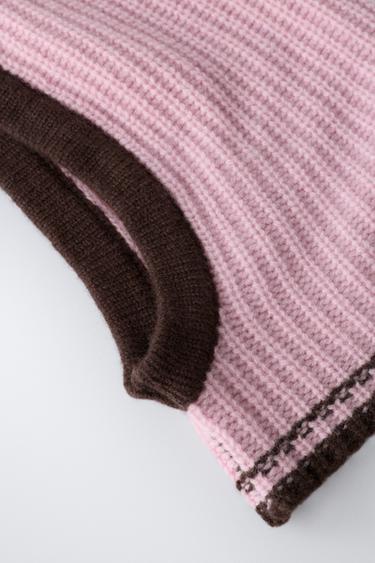 WOOL KNIT BALACLAVA SKI COLLECTION - Pink by Zara - Image 1