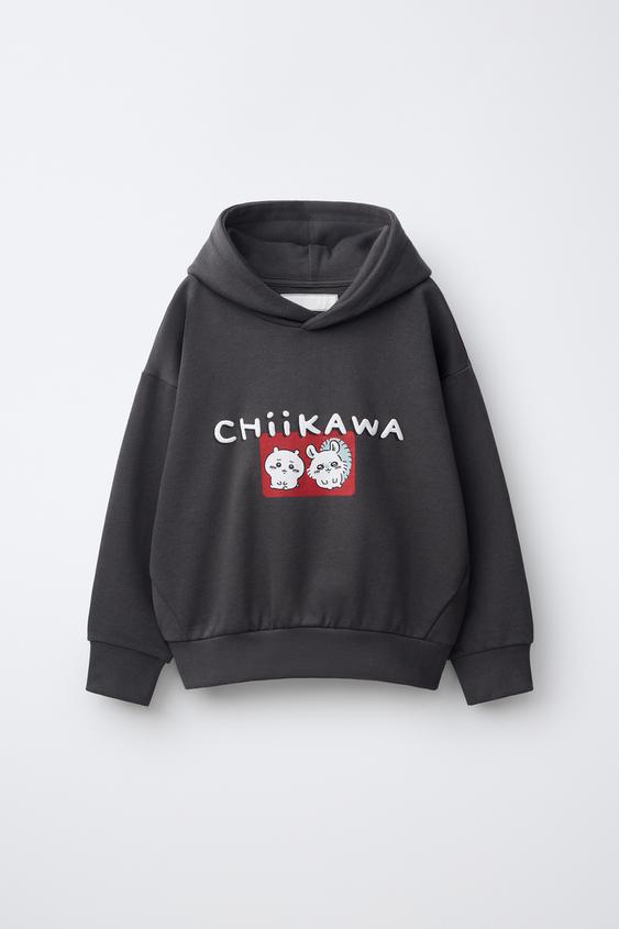 CHIIKAWA PRINT HOODIE - Anthracite grey de Zara - Imagen 0