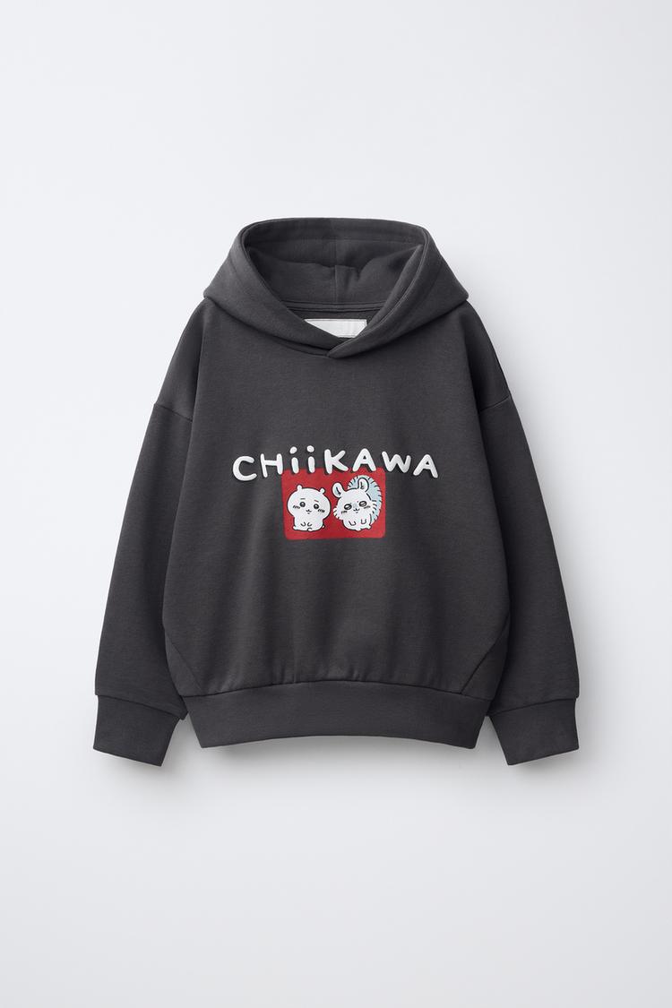 SUDADERA CAPUCHA ESTAMPADO CHIIKAWA