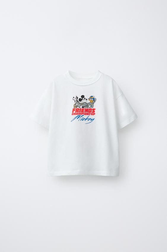 CAMISETA ESTAMPADO MICKEY MOUSE AND FRIENDS © DISNEY - Blanco de Zara - Imagen 0
