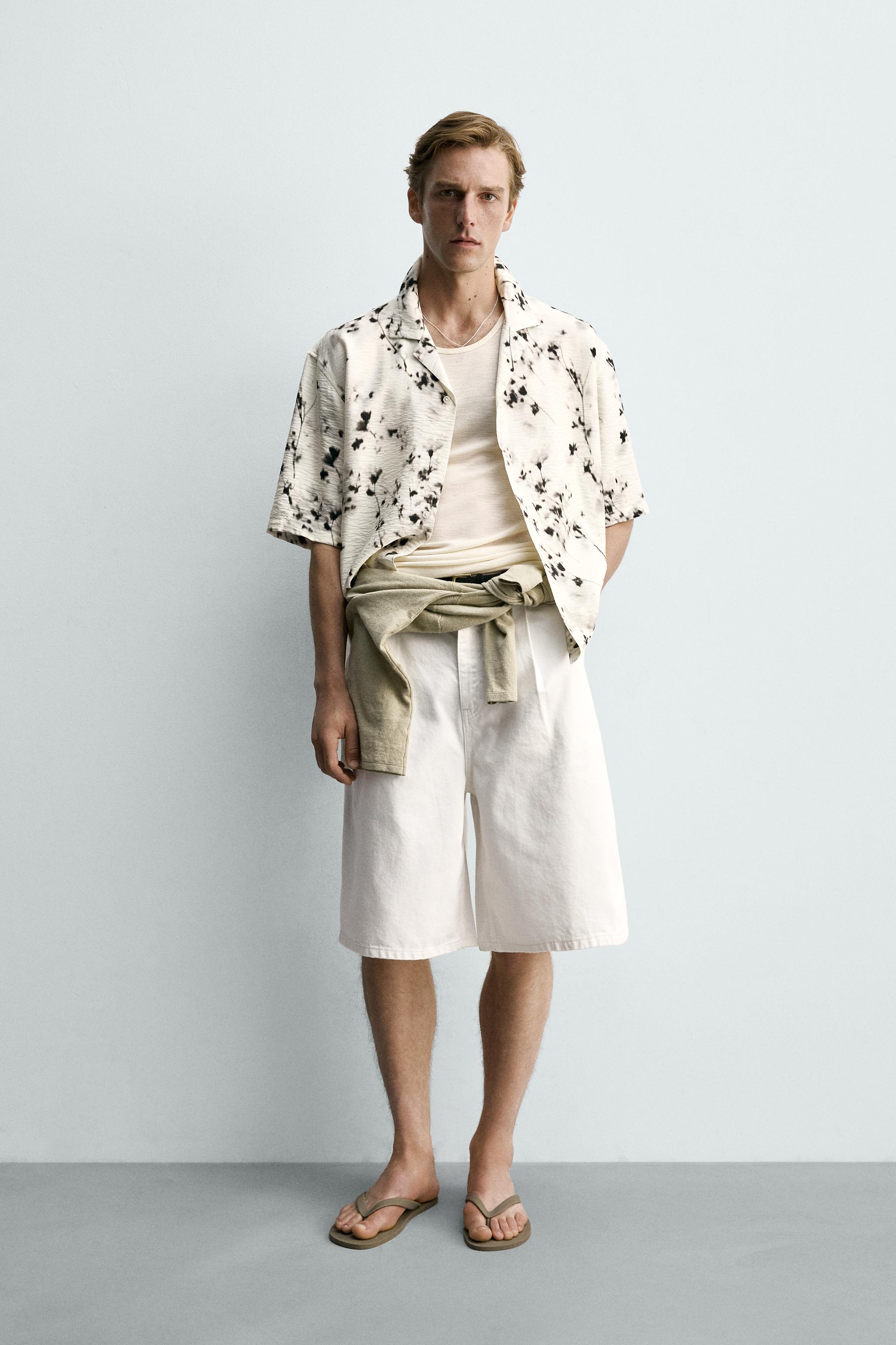 CHEMISE RELAXED FIT À IMPRIMÉ FLEURI