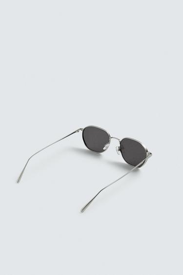 LUNETTES DE SOLEIL OVALES - Argent Mat de Zara - Image 6