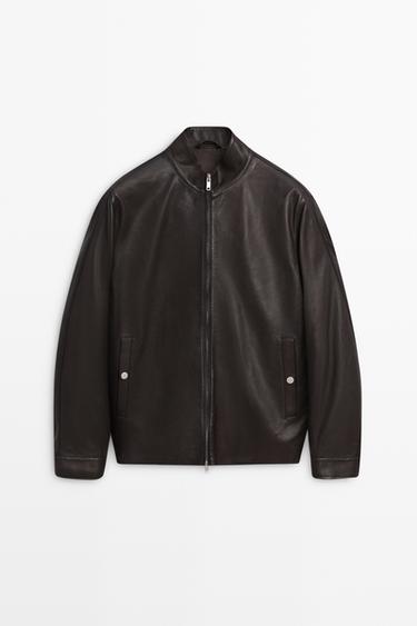 Zara Nappa leather jacket - Brown - Image 0