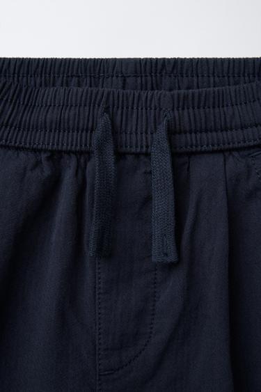 TEXTURED BAGGY TROUSERS - Navy blue by Zara - Image 2