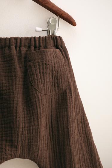 ZARA TIMELESS - PLAIN TEXTURED SET - Brown by Zara - Image 3