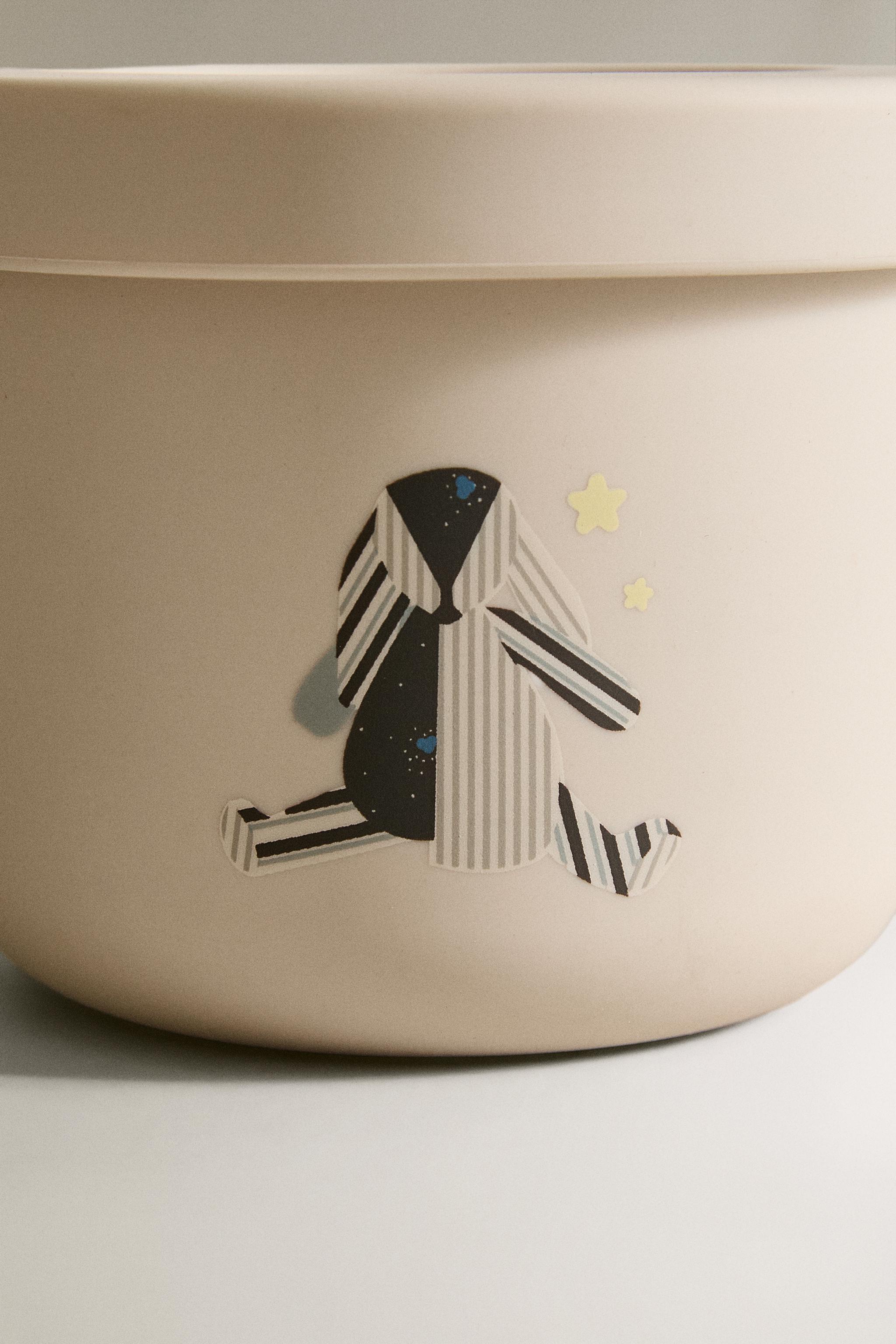 KIDS' SILICONE RABBIT LUNCH BOX