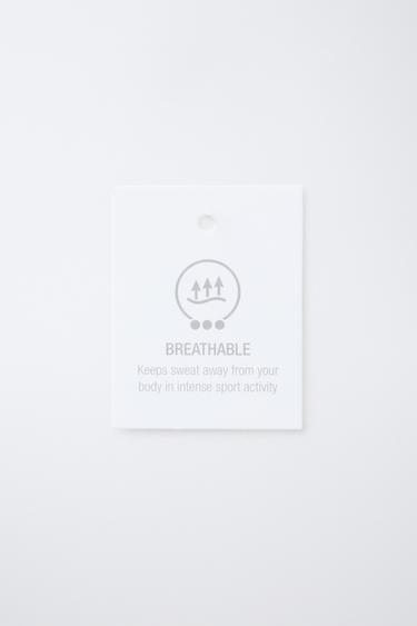 FLOWING SLOGAN T-SHIRT - Sky blue by Zara - Image 4