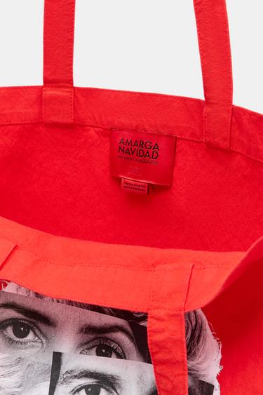 ALMODÓVAR TOTE BAG - Red by Zara - Image 3