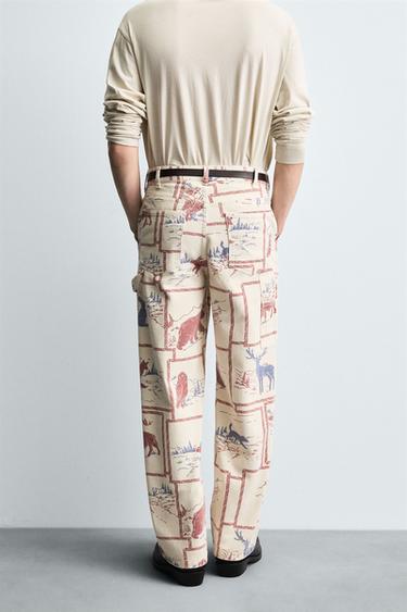 PANTALON À IMPRIMÉ COMICS - 028 de Zara - Image 2