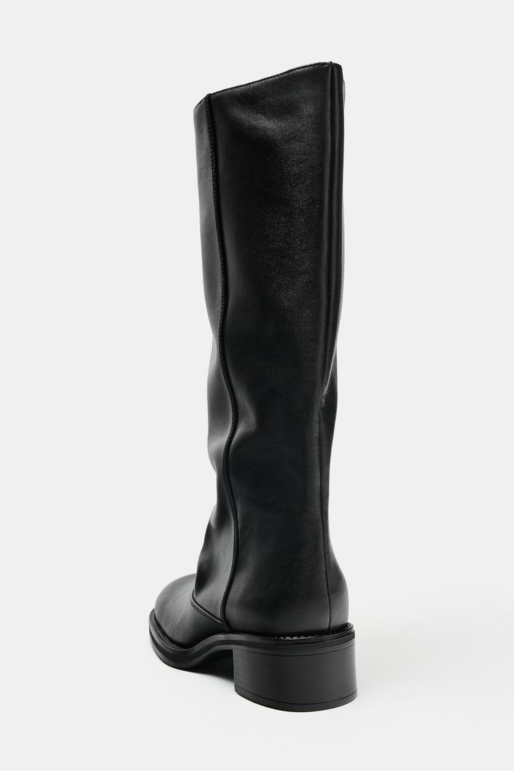 Botas moteras de cuero 5